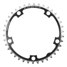 PLATEAU ROUTE 5BRA D.130 STRONGLIGHT 38DTS INTERIEUR NOIR ALU 7075 TYPE SHIMANO  9/10V.