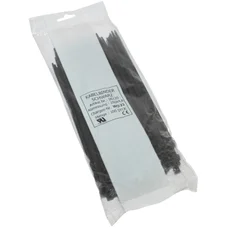 NYLON CABLE TIES- RILSAN TYPE - 4,6X200mm BLACK (SOLD BY 100)