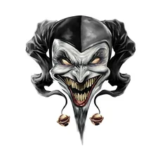 STICKER LETHAL THREAT AIRBRUSH JESTER (7x11cm) (RC00038)