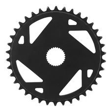CHAINRING FOR EBIKE- DIRECT MOUNT 38 Teeth. Single- BLACK AMUMINIUM 7075 STRONGLIGHT (for BOSCH 4th GENERATION)  NARROW WIDE TECH