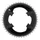 PLATEAU ROUTE 4BRA D.107 POUR SRAM ORIGINE 46DTS EXTERIEUR RIVAL 22 AXS ALU NOIR 12V.