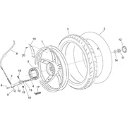 Roue posterieure - F.T.