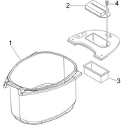Logement casque - Dessous de selle