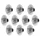 CASSETTE 9V. SUNRACE M96 11-32 VTT POUR SHIMANO/SRAM NICKEL (11-12-14-16-18-21-24-28-32) (VENDU AU CARTON DE 10)
