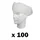 CHARLOTTE/SOUS CASQUE TAILLE UNIQUE POUR UNE MEILLEURE HYGIENE (LIVRE PAR 100) - IDEAL POUR LES LOUEURS DE VELO DONC DE CASQUE