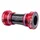 CUVETTE INTEGRE BOITIER FILETE ROUTE TRIPEAK ANGLAIS / BSC / 1,37x24 AXE 24mm ROUGE COMPATIBLE SHIMANO HOLLOWTECH II