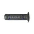 REVETEMENT POIGNEE PROGRIP MOTO ON ROAD 718 DOUBLE DENSITE BLEU/NOIR CLOSED END 122mm (PAIRE)