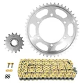 KIT CHAINE ADAPTABLE YAMAHA 900 MT-09 2013>2020  525  16x45  (DIAM COURONNE 110/130/10.5)  (DEMULTIPLICATION ORIGINE)  -AFAM-