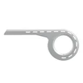 PARE/CARTER CHAINE PISTOLET HEBIE ARGENT PLATEAU 44-48D. (VENDU A L UNITE)  -  ajouter fixation ref 178275 et en option ref 178274