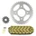 CHAIN AND SPROCKET KIT FOR MASH 125 CAFE RACER 2014>2016  428  13x42  (REAR SPROCKET Ø 58/90/10.5)  (OEM SPECIFICATIONS)  -AFAM-