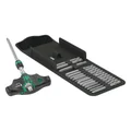 WERA 400 KOMPAKT 1/4 - T-HANDLE RATCHET SCREWDRIVER FOR 1/4 BITS - SET 17 PIECES - German tools for workshop