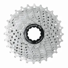 CASSETTE 10V. P2R 11-28 POUR SHIMANO/SRAM ARGENT VTT ARGENT (VENDU EN BOITE)  (11-12-13-14-15-17-19-21-24-28)