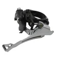 DERAILLEUR VTT AVANT SUNRACE M50 A COLLIER BAS 34,9 POUR 42x32x22 TIRAGE HAUT/BAS (AVEC COLLIER ADAPTATEUR 31.8 ET 28.6)