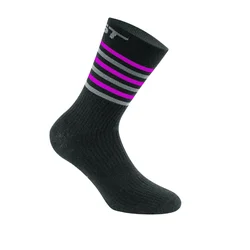 CYCLING SOCKS-WINTER- GIST CLIMATIC BLACK/PURPLE - EURO 36/39 (PAIR) -5874