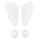 CABOCHON CLIGNOTANT SCOOT ADAPTABLE MBK 50 NITRO 1999>/YAMAHA 50 AEROX 1999> AV+AR TRANSPARENT (x4)  -REPLAY-