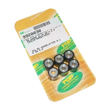 GALET/ROULEAU SCOOT TOP PERF 16X13  4,2g  (x6)  POUR PEUGEOT 50 KISBEE, TKR, TREKKER, SPEEDFIGHT, BUXY, VIVACITY/PIAGGIO 50 ZIP, TYPHOON, NRG 1994>1999/KYMCO 50 DINK, PEOPLE, TOP-BOY