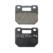 PLAQUETTE DE FREIN NEWFREN POUR SUZUKI 80 RG GAMMA 1988>1993, 125 RG GAMMA 1986>1990 AV (COMPATIBLE ETRIER RADIAL G-FORCE 4 PISTONS) (FD0100BT)
 (TOURING ORGANIQUE)