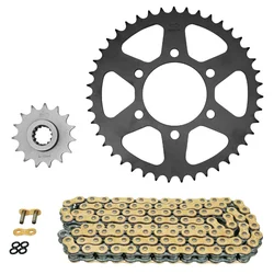 CHAIN AND SPROCKET KIT FOR KAWASAKI 750 Z 2004>2014 (STEEL) 15x43 (Ø SPROCKET 80/104/10.5) (OEM SPECIFICATIONS)-AFAM