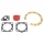 JOINT MOTEUR CYCLO ADAPTABLE SOLEX (POCHETTE DE 5 JOINTS, MEMBRANE ROUGE) (JOINT CARTER OUVERT)  -SELECTION P2R-