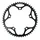 PLATEAU ROUTE 5BRA D.130 STRONGLIGHT DURAL 51DTS NOIR TYPE SHIMANO 8/9V.