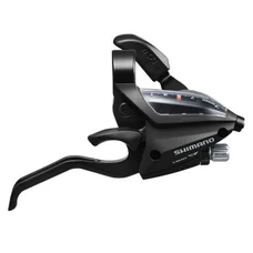 LEVIER/MANETTE VTT PATIN SHIMANO STEF500 DROIT 7V. NOIR V-BRAKE 2 DOIGTS