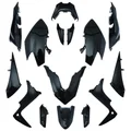 FAIRINGS/BODY PARTS FOR MAXISCOOTER YAMAHA 530 TMAX 2017>2019 GLOSS BLACK (17 PARTS KIT)  -P2R-