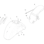 Logement roue - Garde boue