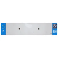 PLASTIC STRIP FOR BLANK PVC LICENSE PLATE (CAR FORMAT 520X110)-DEPT 69/EUROPE (SOLD PER UNIT)