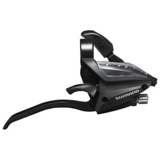 LEVIER/MANETTE VTT PATIN SHIMANO STEF500 DROIT 8V. NOIR V-BRAKE 4 DOIGTS