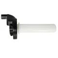 THROTTLE  HANDLE FOR MOPED REPLAY -SHORT STROKE- BLACK (WITHOUT CABLE ADJUSTER SCREW M10X125)