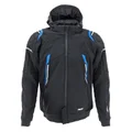 VESTE/BLOUSON ADX RSX NOIR/BLEU    S  AVEC CAPUCHE AMOVIBLE (AVEC PROTECTIONS/SANS PLAQUE DORSALE)  (HOMOLOGUE NF EN 17092-4 : 2020)