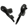 SHIFTERS SET FOR ROAD BIKE - MICROSHIFT  8 SPEED- DOUBLE -ALUMINIUM- -BLACK- (PAIR) COMPATIBLE SHIMANO