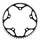 PLATEAU ROUTE 5BRA D.130 STRONGLIGHT 51DTS EXTERIEUR NOIR ALU 7075 TYPE SHIMANO  11/10V.