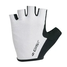 GANTS VELO COURT GIST RAPID GEL NOIR/BLANC  M (PAIRE SUR CARTE) SANS VELCRO  -5518-
