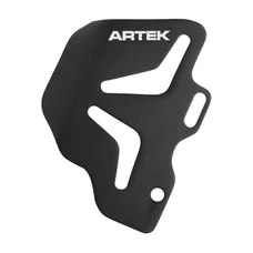 REAR BRAKE CYLINDER PROTECTION PLATE 50 WITH ARTEK UNIVERSAL BOX 40-50 mm CNC ALU BLACK