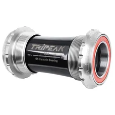 CUVETTE INTEGRE BOITIER FILETE ROUTE TRIPEAK CERAMIQUE ANGLAIS / BSC / 1,37x24 AXE 24 mm ARGENT (COMPATIBLE ROTOR TT)