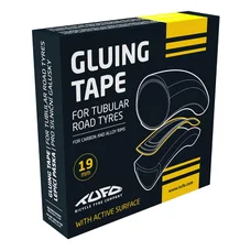 FOND DE JANTE ATELIER ADHESIF RUBAN DOUBLE FACE TUFO POUR BOYAU ROUTE 19 mm / 700 ORANGE -COMPATIBLE ALUMINIUM ET CARBONE