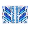 AUTOCOLLANT/STICKER POLINI TEAM SCOOTER (PLANCHE)