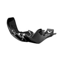 BASHPLATE With SUSPENSION LINK PROTECTION FOR KTM 250 SX 2019>2022, 250-300 XC 2019>2022/ HUSQVARNA 250-300 TE 2020>2022, 250 TC, 300 TX BLACK (with mounting kit).  -POLISPORT-