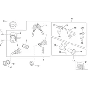 Décalco - Kit serrure