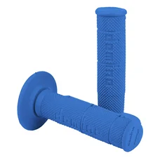REVETEMENT POIGNEE DOMINO MOTO OFF ROAD 1150 BLEU CLOSED END 120mm (PAIRE)