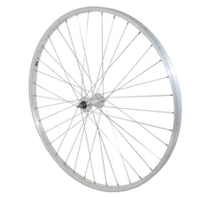 WHEEL FOR URBAN BIKE- 650X35B - FRONT ALUMINIUM - ALUMINIUM HUB- SOLID SPINDLE (35-584) (WITH NUTS 9X100)