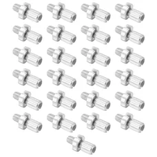 VIS CREUSE TENDEUR DE CABLE VELO M 7 L10 mm FENDUE ALU (SACHET DE 25 PIECES)