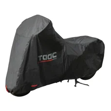 HOUSSE/BACHE DE PROTECTION MOTO TAAC PLUS HYDROSCUD POLYESTER ETANCHE/WATERPROOF 2000mm TAILLE L NOIR (219x90x127cm) (SANGLE ANTI-FLOTTEMENT/OEILLET ANTIVOL/SAC DE RANGEMENT)