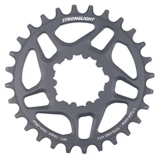 PLATEAU VTT DIRECT MOUNT POUR SRAM X01-XX1 STRONGLIGHT MONO ALU NOIR 28DTS - EPAISSEUR 3mm 12V.