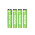 PILE RECHARGEABLE LR03 1.5V RIXUS LITHIUM-ION AAA 880 mWh (VENDU PAR 4) INCLUS CABLE USB-C -RXAA07
