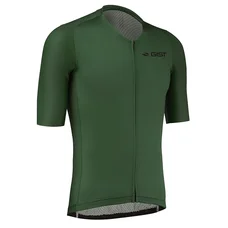 MAILLOT GIST HOMME PODIUM MANCHES COURTES ZIP TOTAL VERT XXL -5359