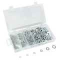 WASHER - FLAT IN STEEL (RANGE IN A BOX-  900 PIECES)