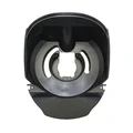 GARDE BOUE AV SCOOT ADAPTABLE MBK 50 BOOSTER 2004>/YAMAHA 50 BWS 2004> NOIR (PARTIE SUPERIEUR)  -P2R-
