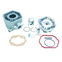 COMPLETE CYLINDER KIT FOR 50cc MOTORBIKE DERBI 50 SENDA 1996>2005, GPR/GILERA 50 SMT 2000>2005, RCR (EURO 2 ENGINE)  -ALUMINIUM NIKASIL AIRSAL-
